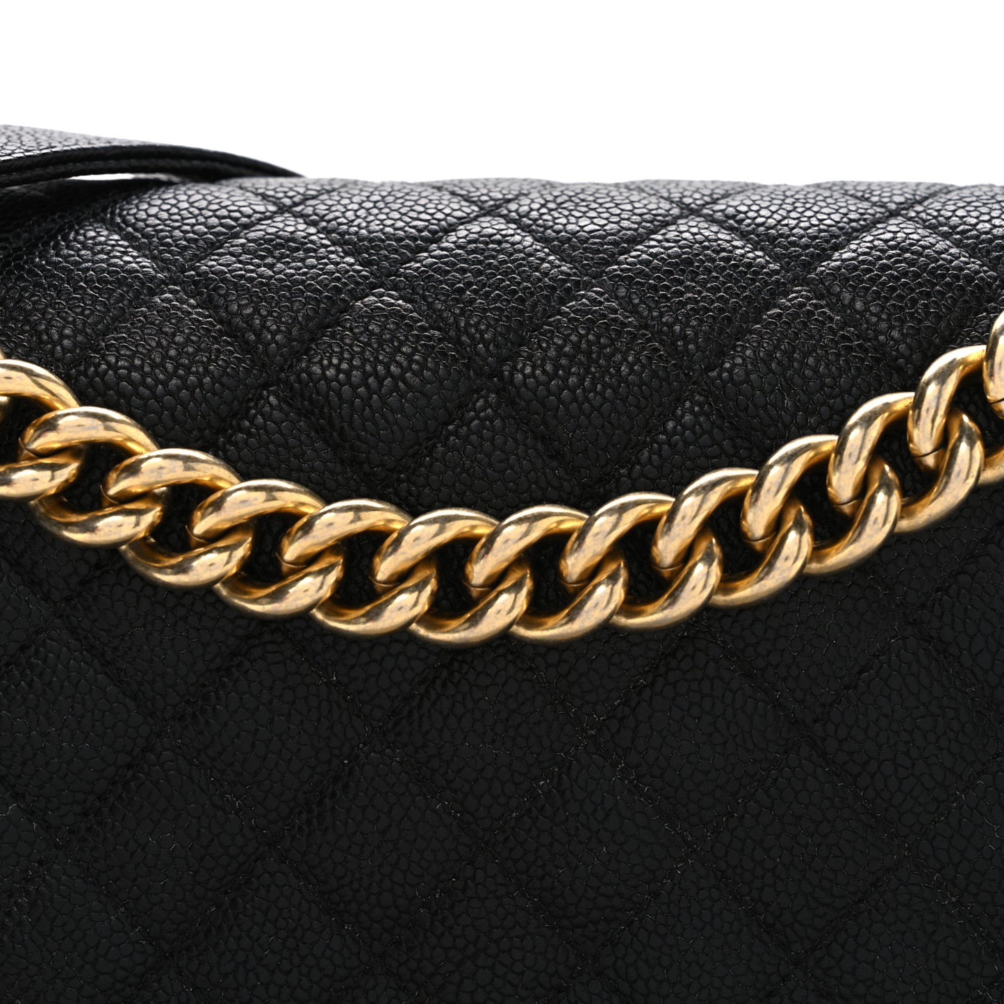 Caviar Quilted New Medium Boy Flap Black