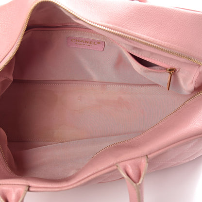 Chanel Caviar Quilted Large Bowler Pink 5 of 11