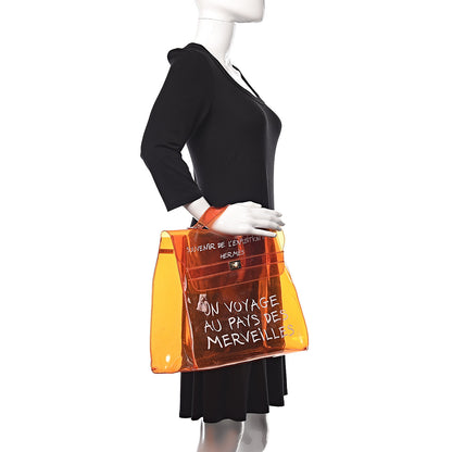 Hermes Vinyl Souvenir De L'Exposition Kelly Orange 2 of 9