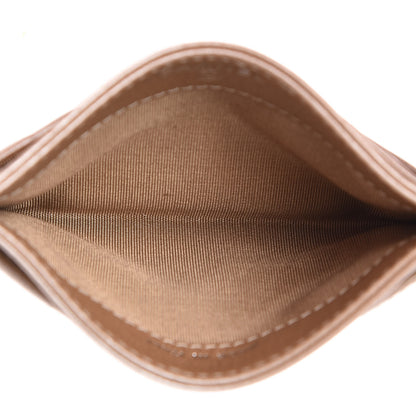 Chanel Metallic Lambskin Quilted Diamond CC Card Holder Beige 5 of 13