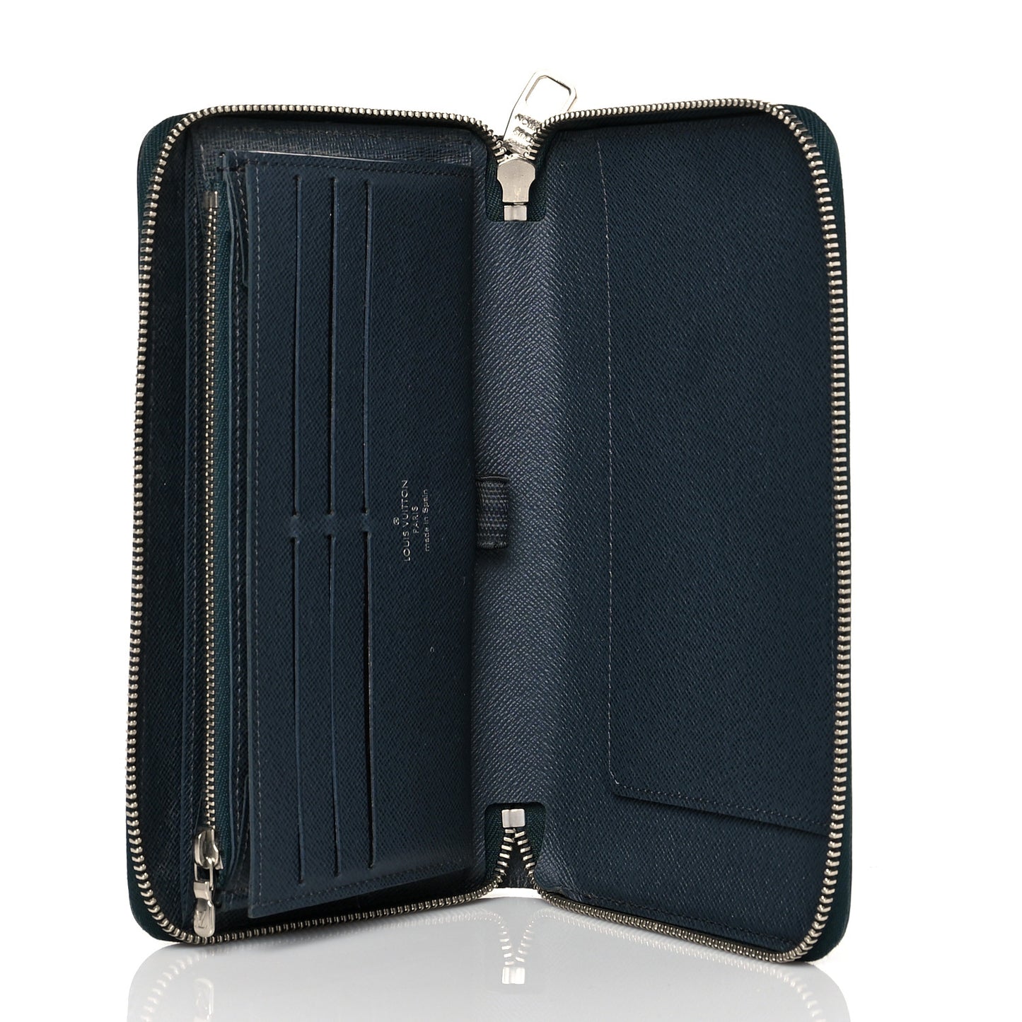 Epi Zippy Organizer Wallet Navy Stripes