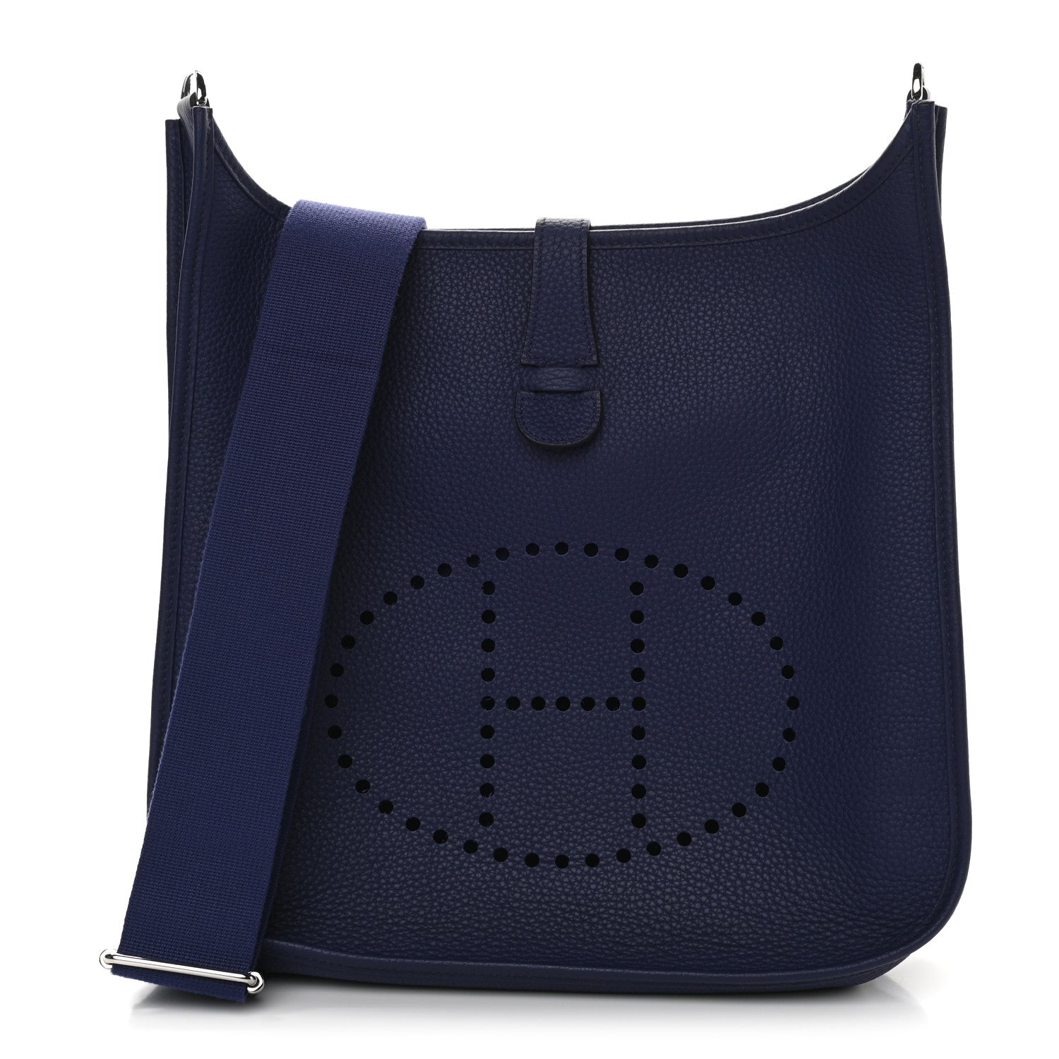 Hermes Taurillon Clemence Evelyne III GM Bleu Encre 1 of 9
