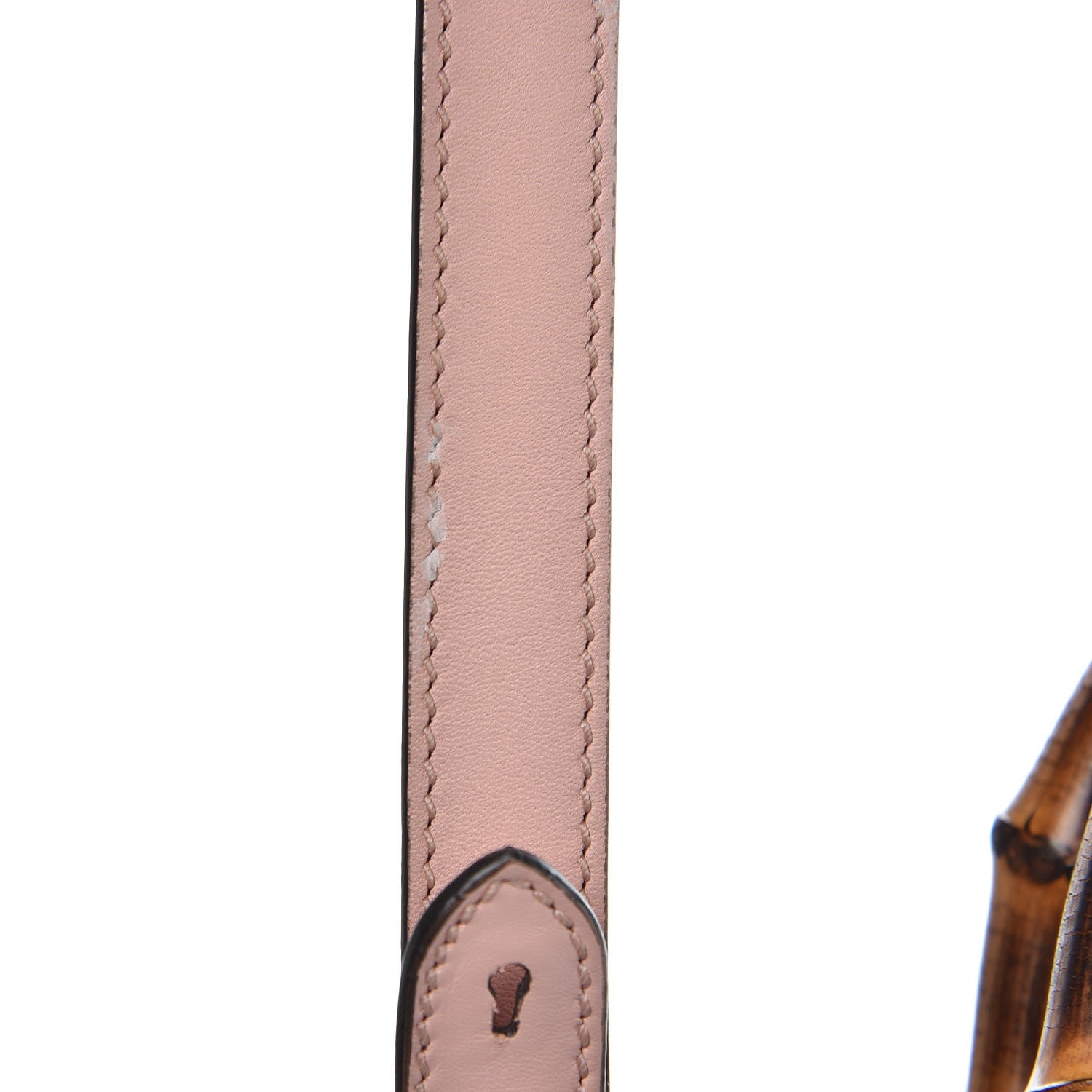 Gucci Nappa Bamboo Medium Nymphaea Top Handle Bag Perfect Pink 13 of 15