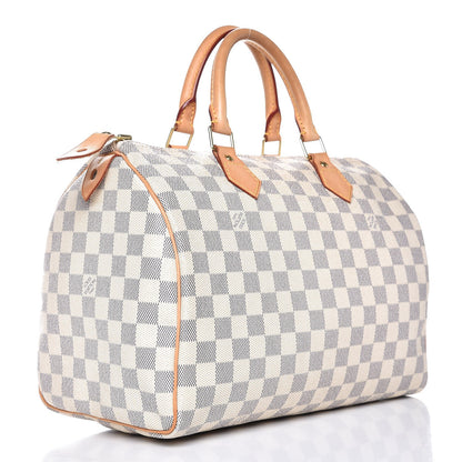Louis Vuitton Damier Azur Speedy 30 3 of 13