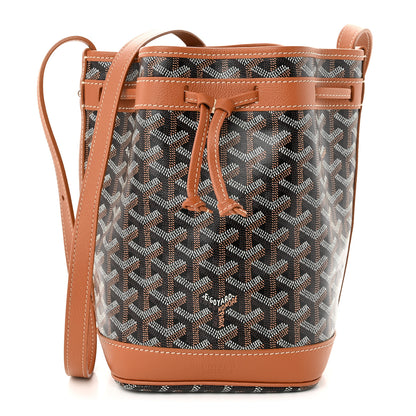 Goyard Goyardine Petit Flot Bucket Bag PM Black Gold 1 of 9