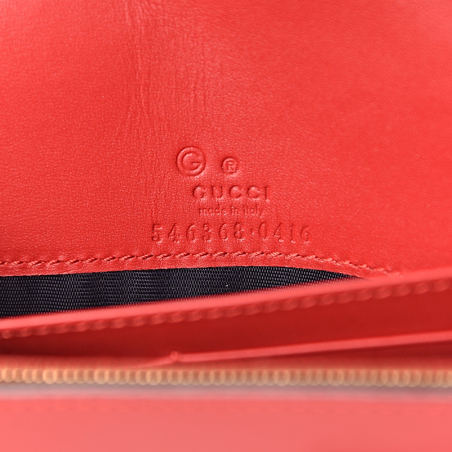 GG Supreme Monogram Blooms Chain Wallet Blue