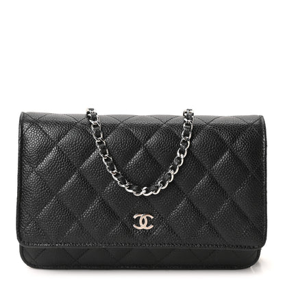 Chanel Caviar Quilted Wallet on Chain WOC Black 1 of 10