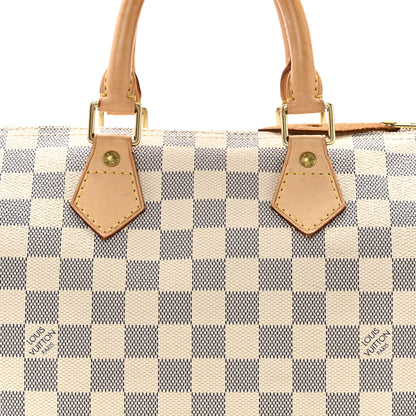Louis Vuitton Damier Azur Speedy 25 7 of 9