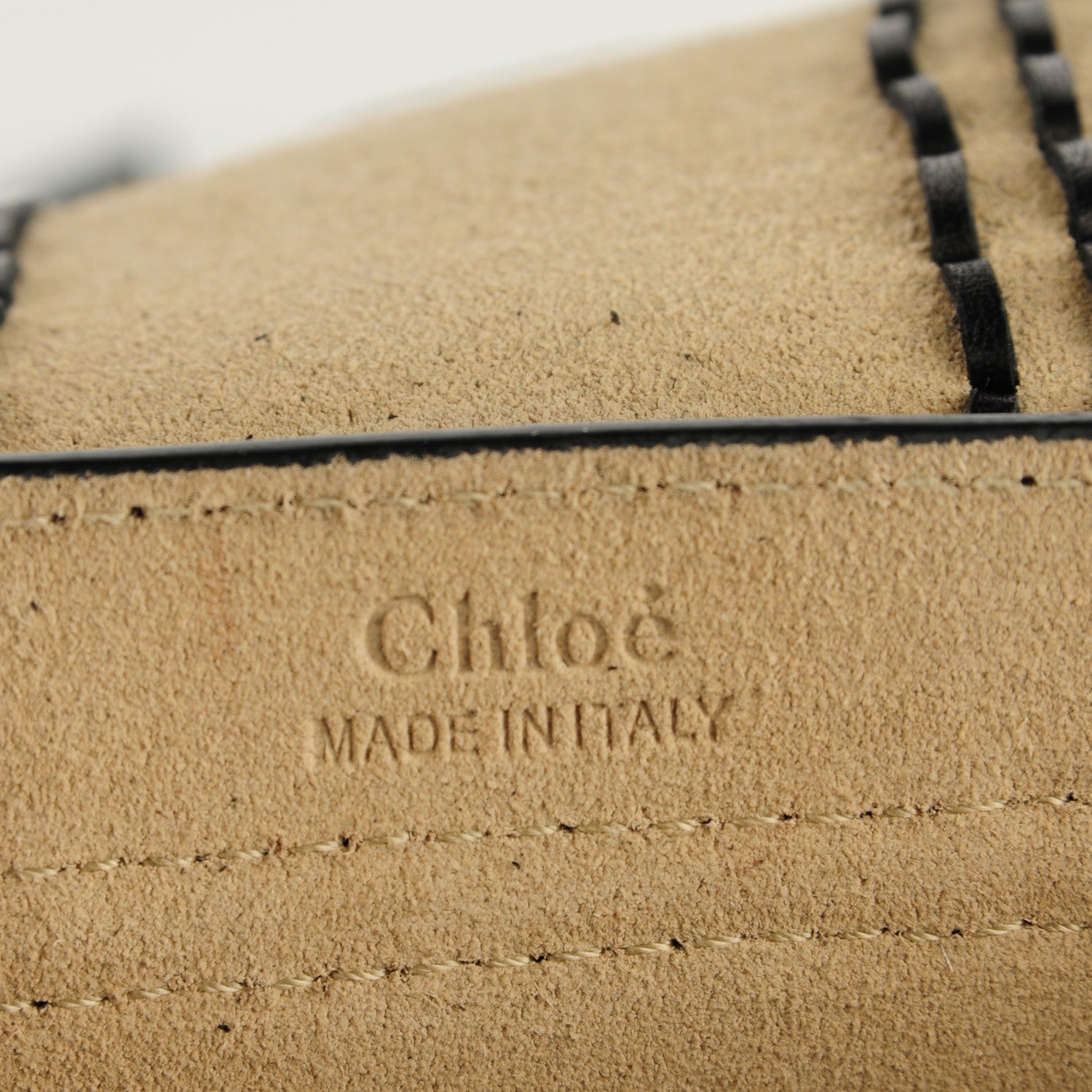 Chloe Calfskin Braided Mini Hudson Shoulder Bag Black 6 of 8