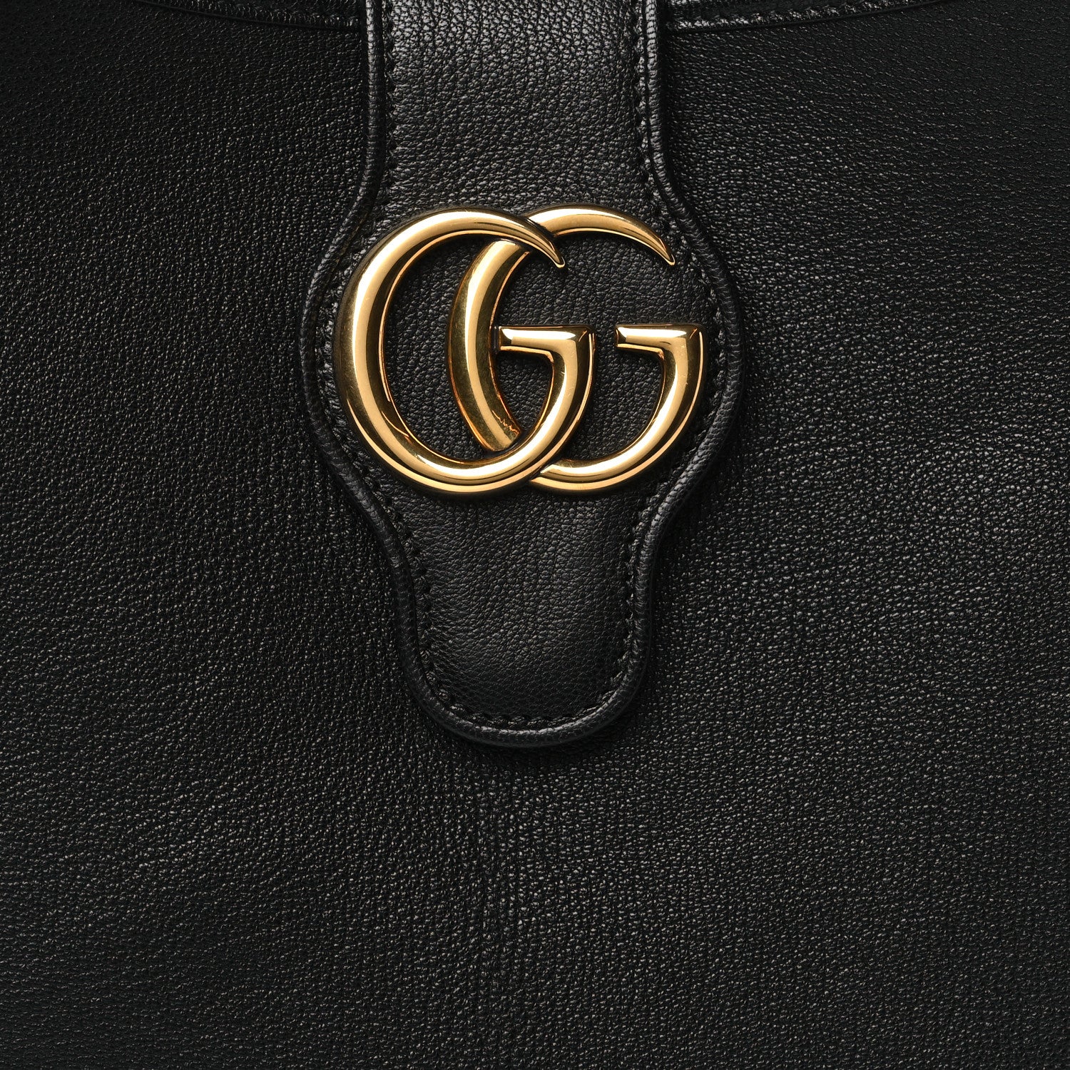 Gucci Goatskin Medium Aphrodite Shoulder Bag Black 8 of 11