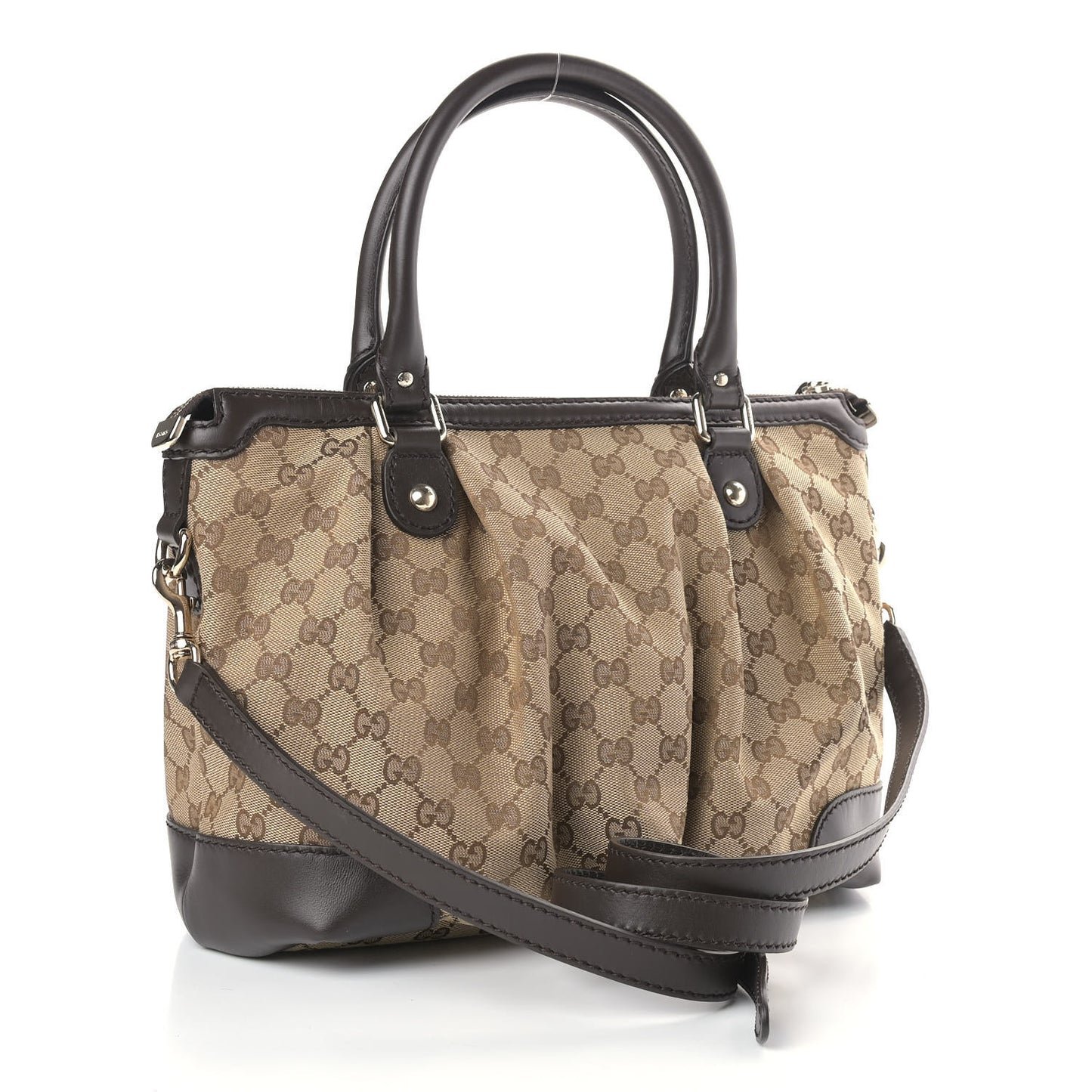 Monogram Medium Sukey Top Handle Dark Brown