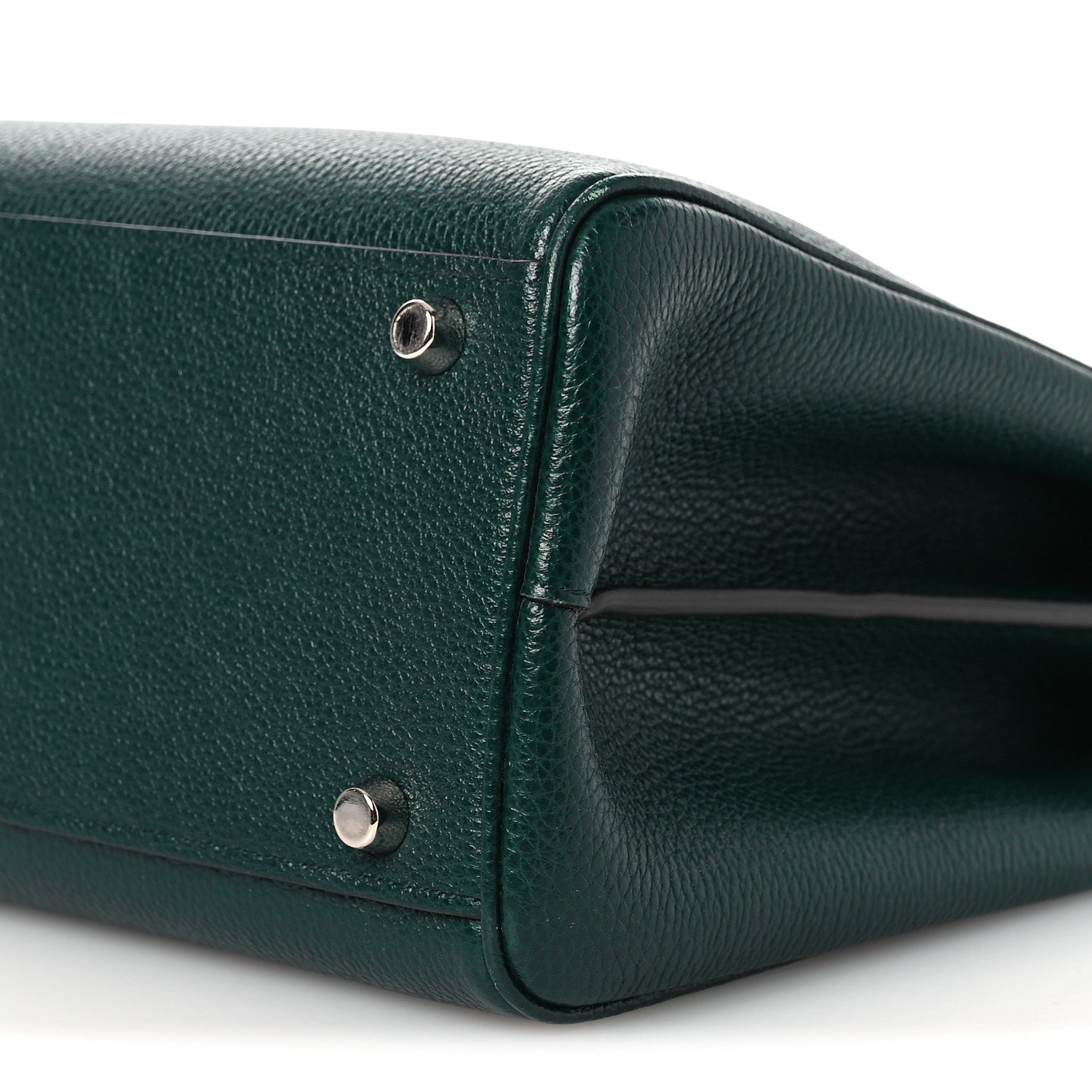 Gucci Grainy Calfskin Medium Zumi Top Handle Bag Vintage Green 11 of 16