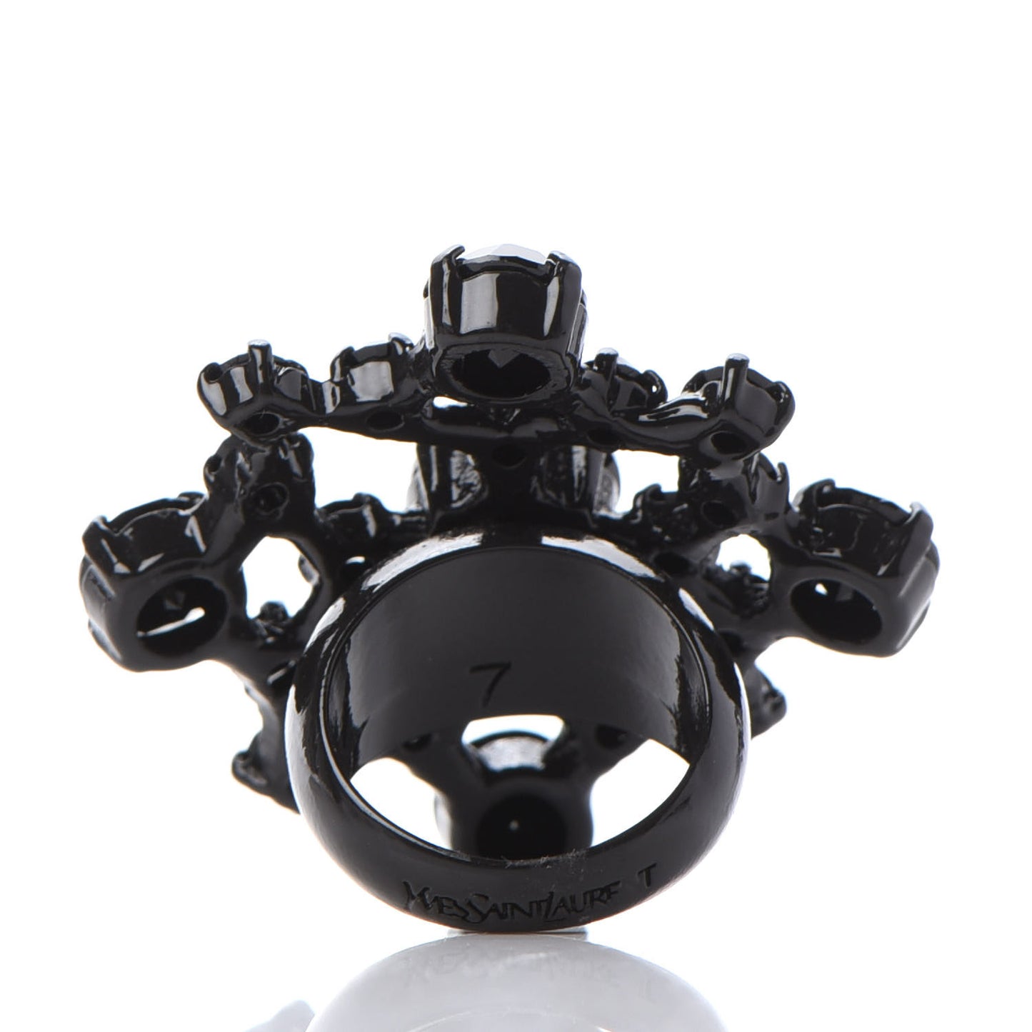 Crystal Ring 7 Black