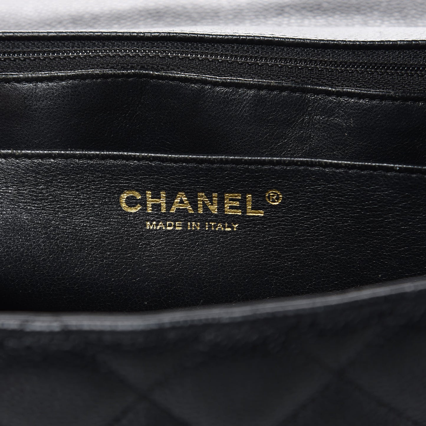 Caviar Quilted Jumbo Single Flap Black
