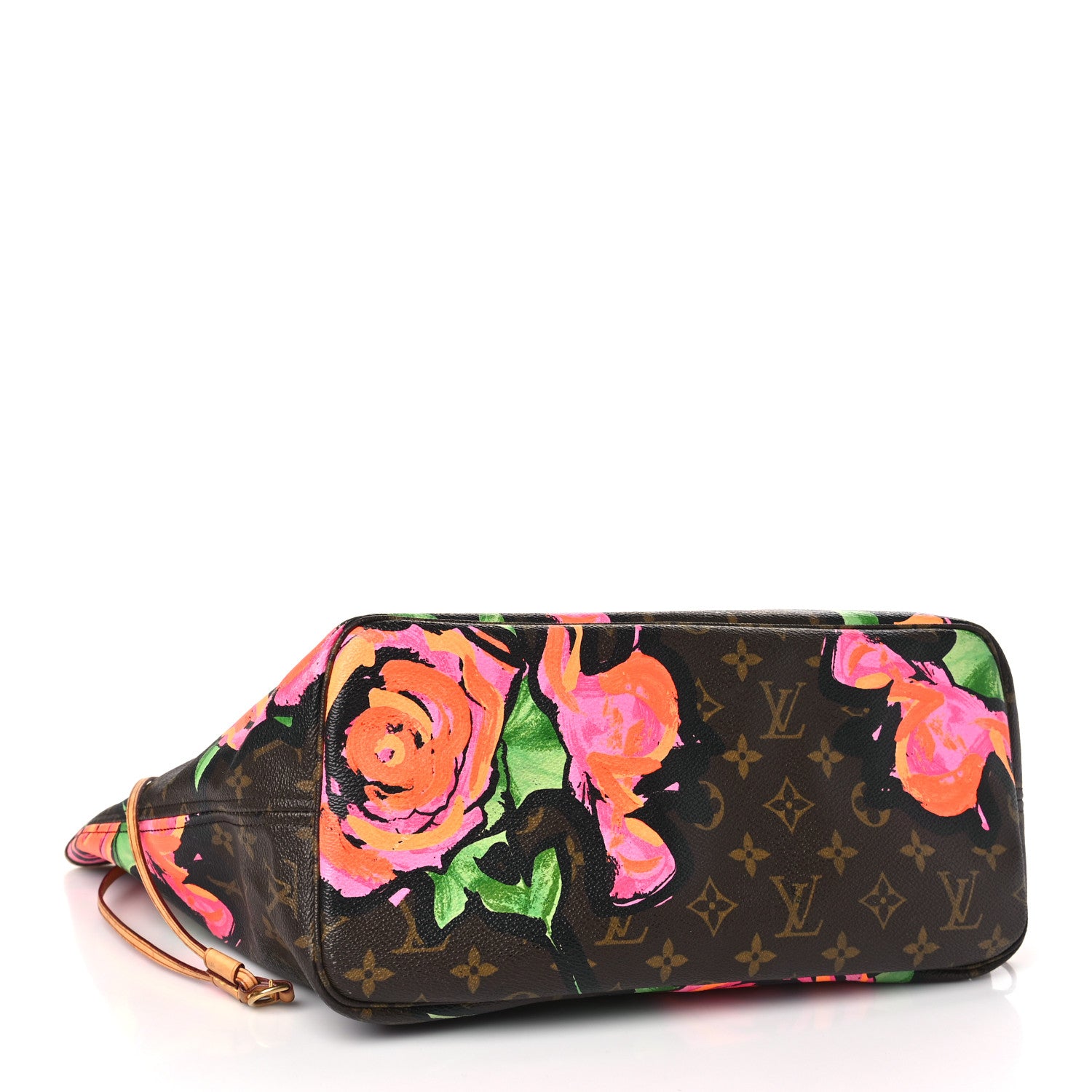 Louis Vuitton Monogram Roses Neverfull MM 4 of 13