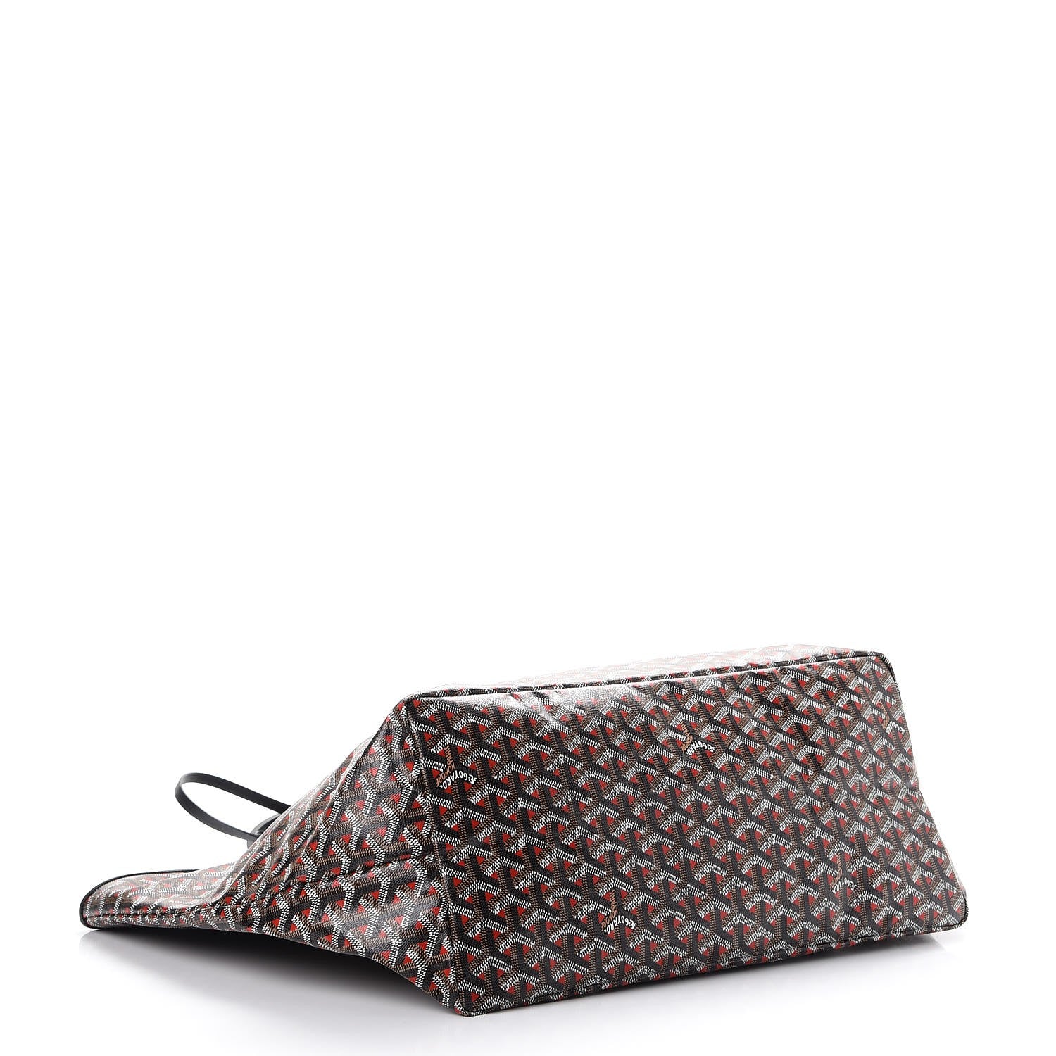 Goyard Goyardine Saint Louis Claire Voie GM Black Red 5 of 10