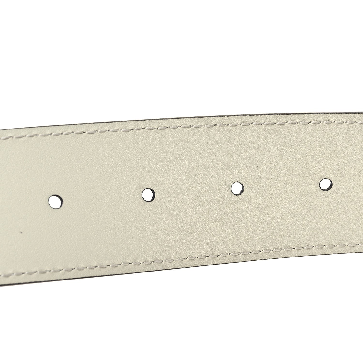 Gucci Calfskin Double G 40mm Belt 110 44 Mystic White 4 of 4