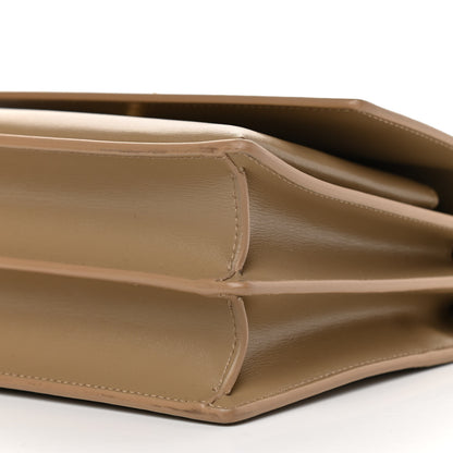 Saint Laurent Calfskin Medium Monogram Sunset Dark Beige 11 of 15