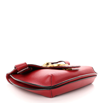 Gucci Cellarius Calfskin Feline GG Marmont Flap Shoulder Bag Vulcanic Red 4 of 13
