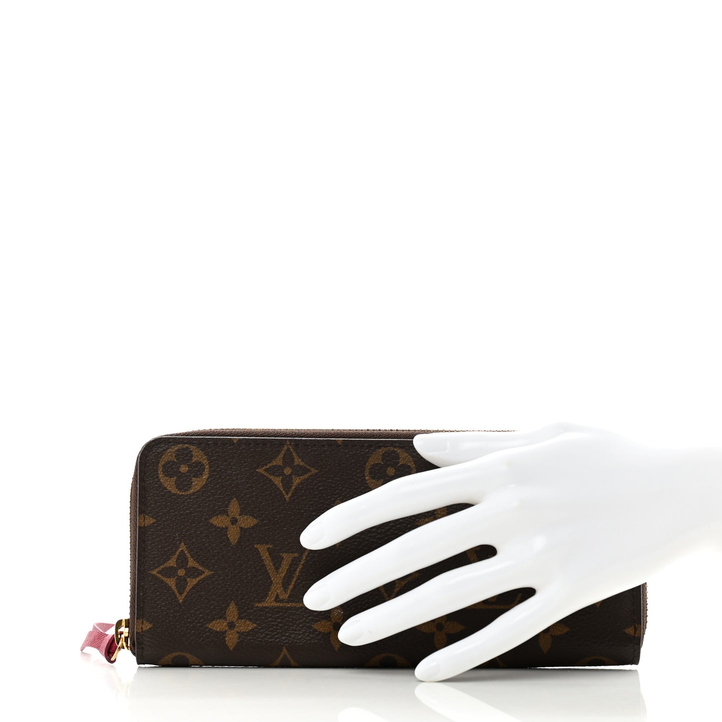 Monogram Clemence Wallet Fuchsia