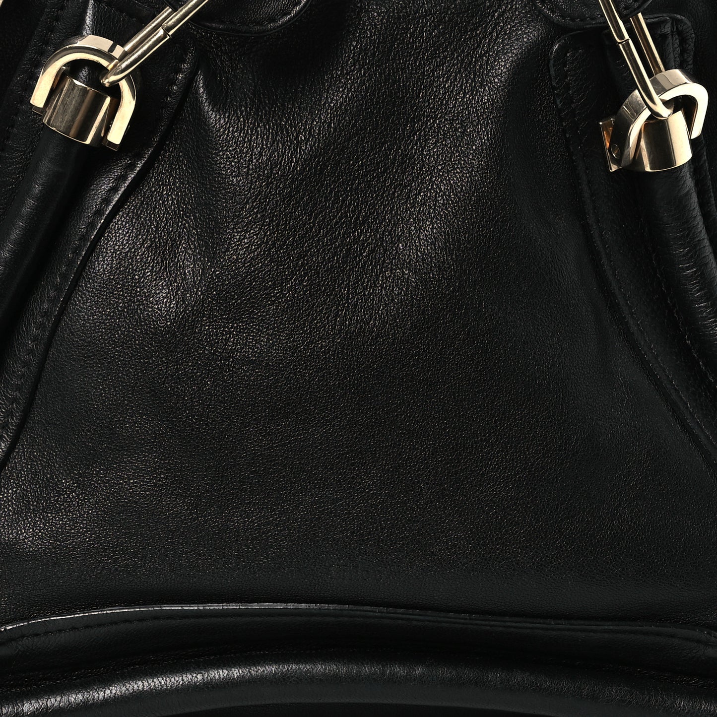 Calfskin Medium Military Paraty Black