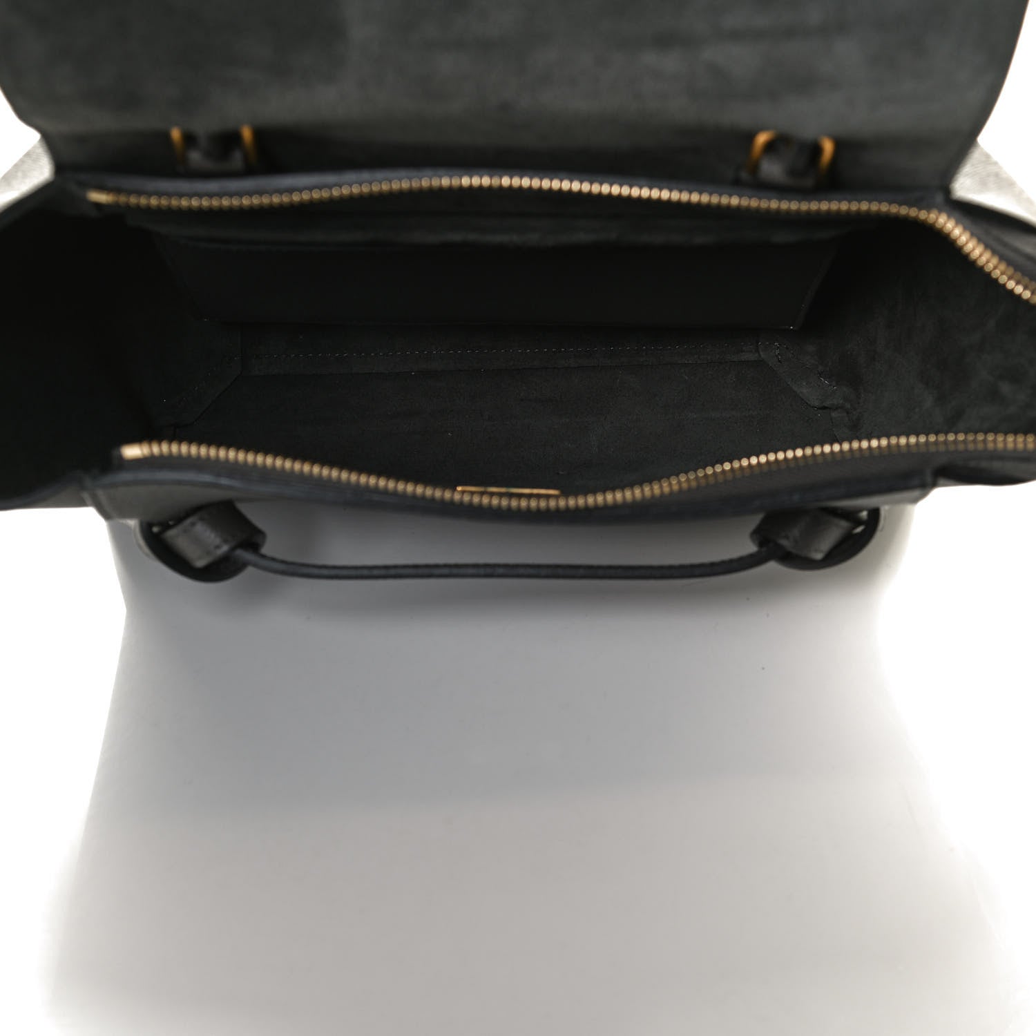 Celine Grained Calfskin Micro Belt Bag Grey 5 of 15
