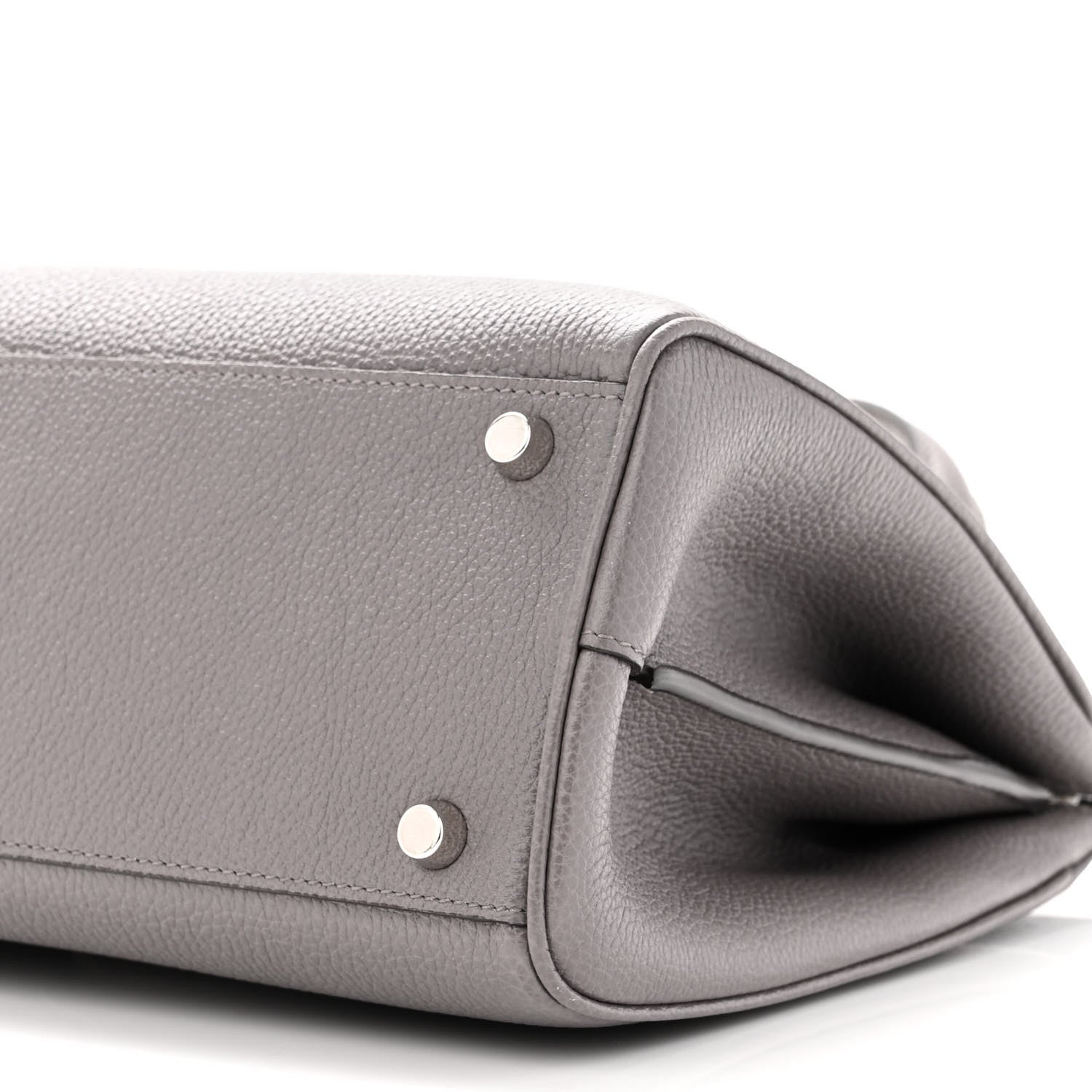 Gucci Grainy Calfskin Small Zumi Top Handle Bag Dusty Grey 10 of 10
