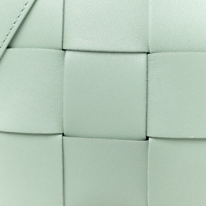 Bottega Veneta Lambskin Maxi Intreccio Small Cassette Crossbody Bag New Sauge 8 of 10