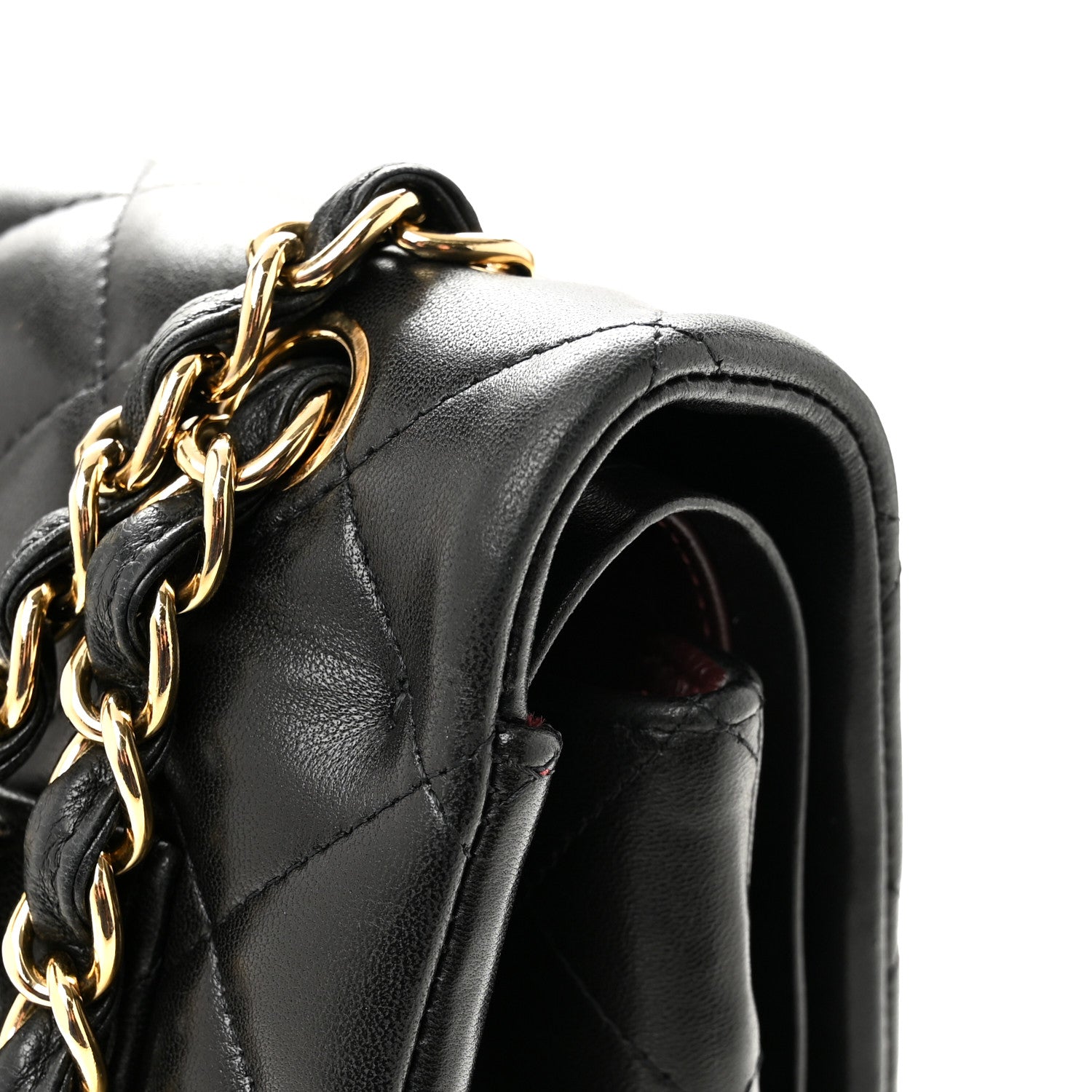 Chanel Lambskin Quilted Maxi Double Flap Black 13 of 13
