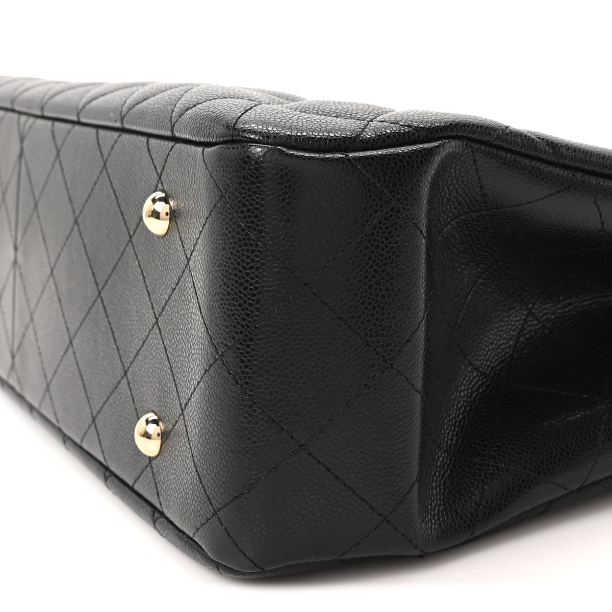 Chanel Caviar Quilted Large Classic Shopping Tote Black 10 of 10