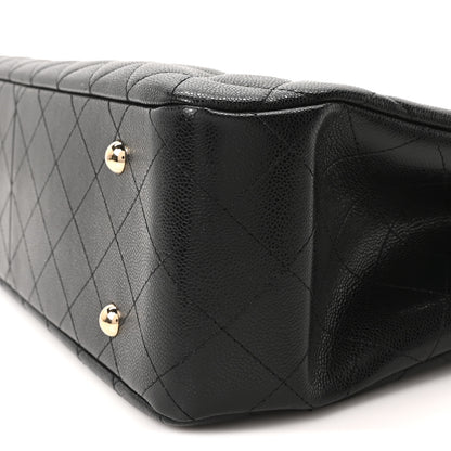Chanel Caviar Quilted Large Classic Shopping Tote Black 10 of 10