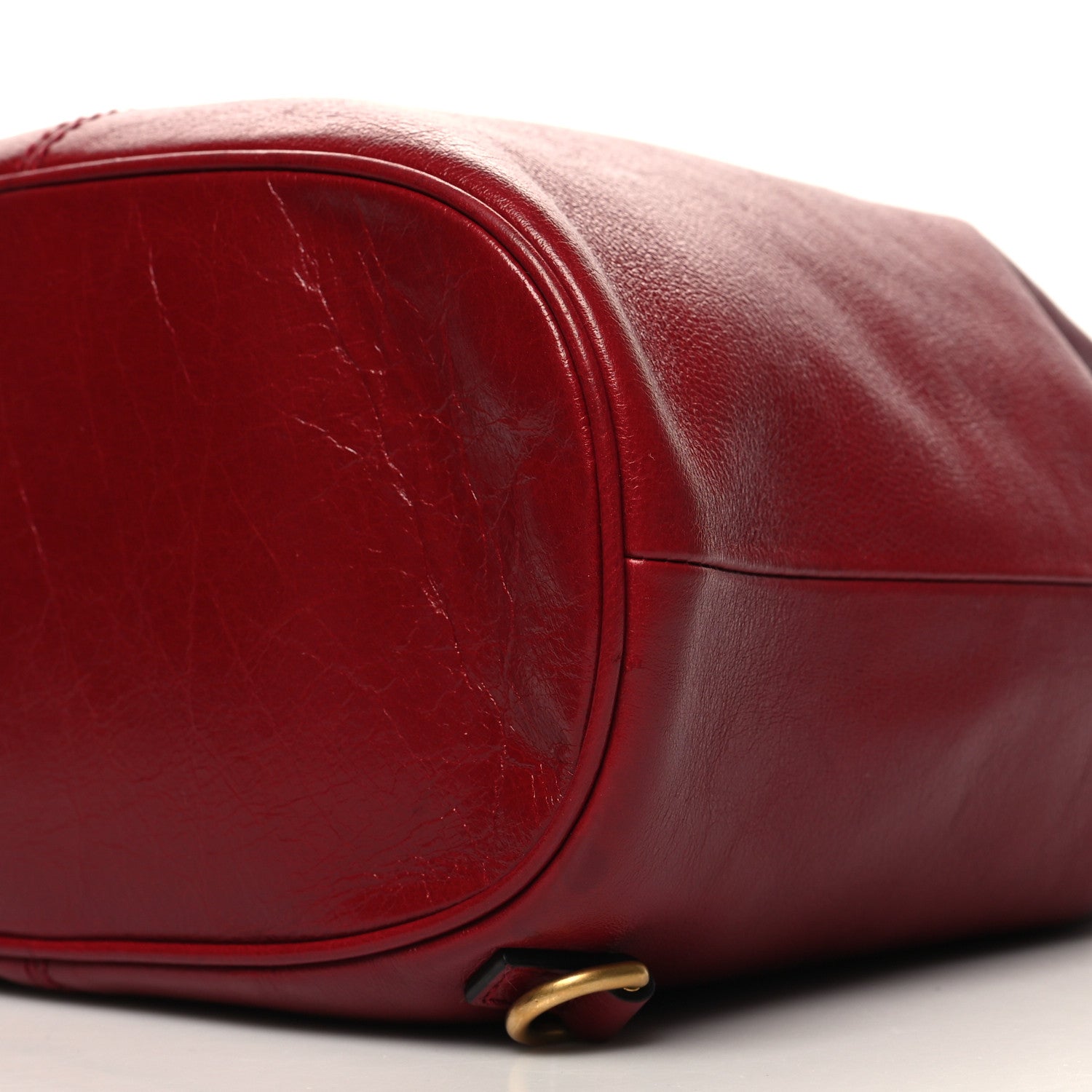 Gucci Piuma Lux Energy Medium Re(Belle) Convertible Bucket Bag Hibiscus Red 9 of 9