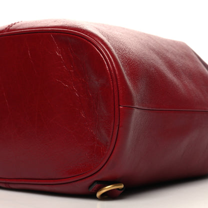 Gucci Piuma Lux Energy Medium Re(Belle) Convertible Bucket Bag Hibiscus Red 9 of 9