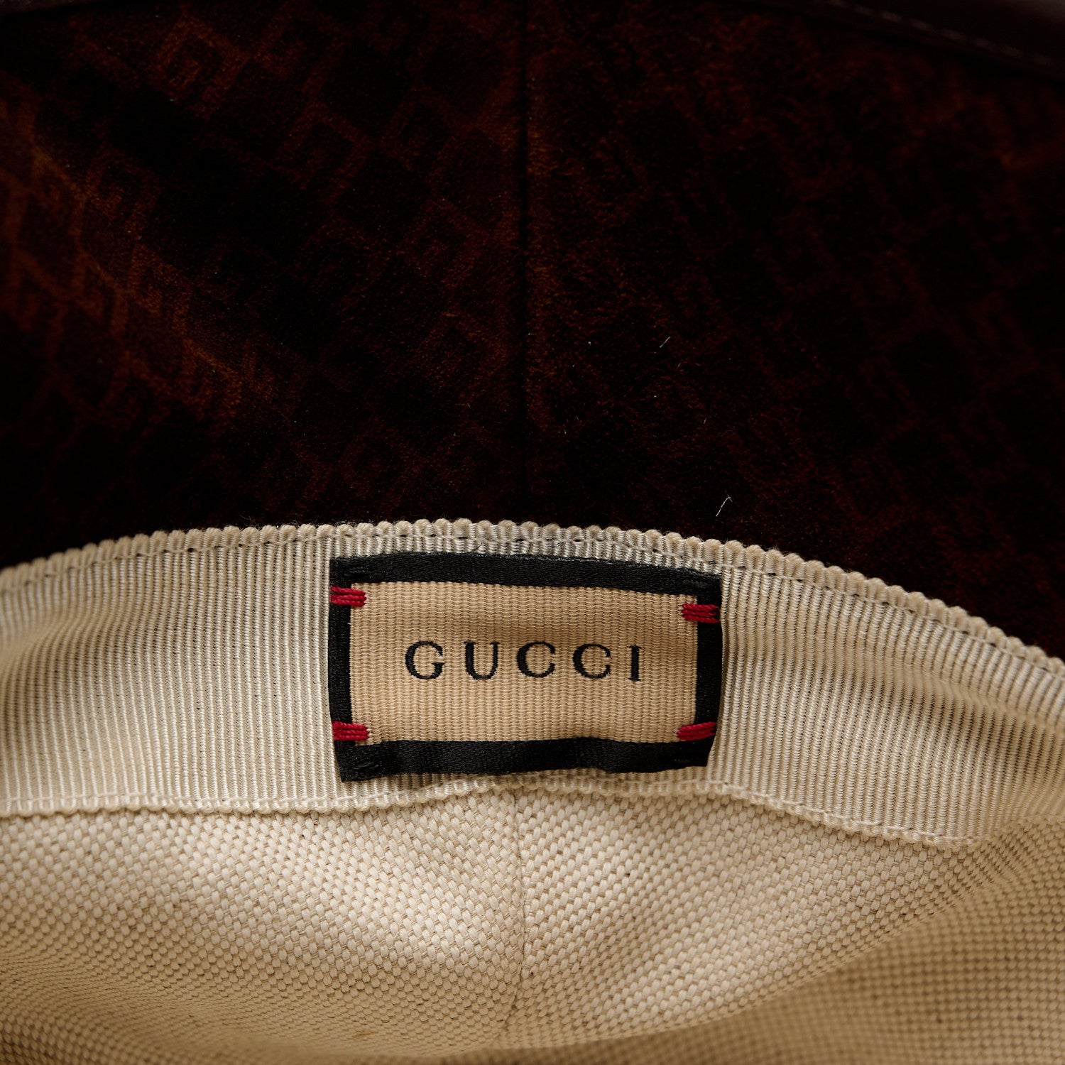 Gucci Suede GG Monogram Bucket Hat L Brown 9 of 11