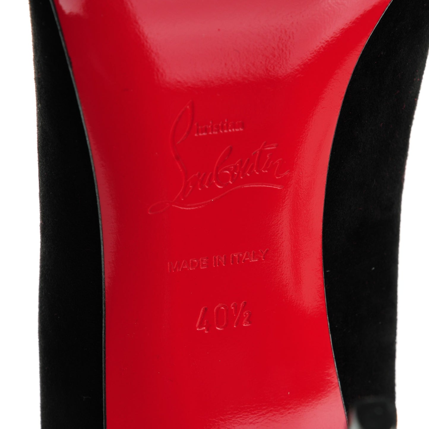 Veau Velours Pigalle Follies 100 Pumps 40.5 Black