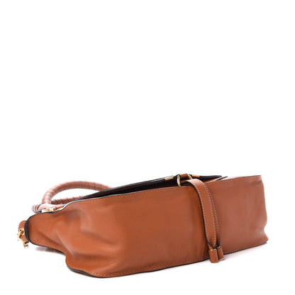 Chloe Calfskin Medium Marcie Satchel Tan 5 of 12