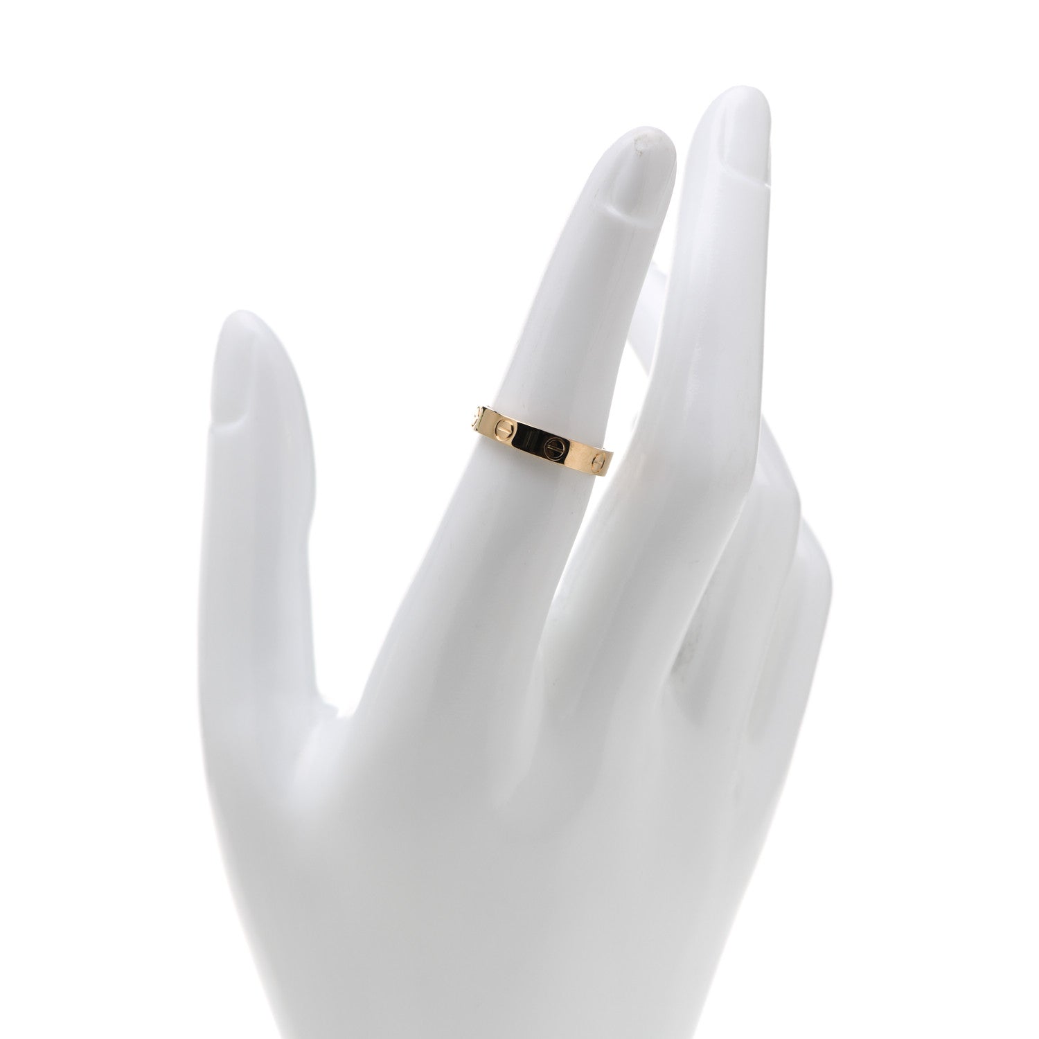 Cartier 18K Yellow Gold 3.5mm LOVE Wedding Band Ring 52 6 2 of 5