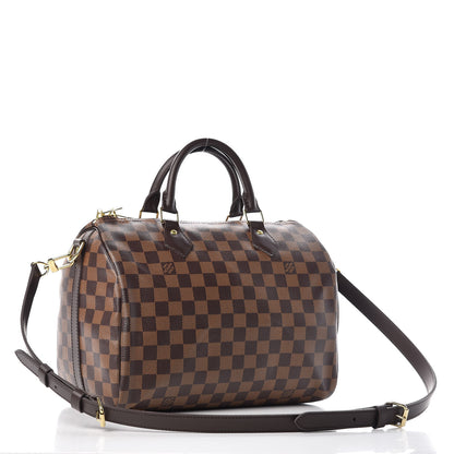 Louis Vuitton Damier Ebene Speedy Bandouliere 30 3 of 8