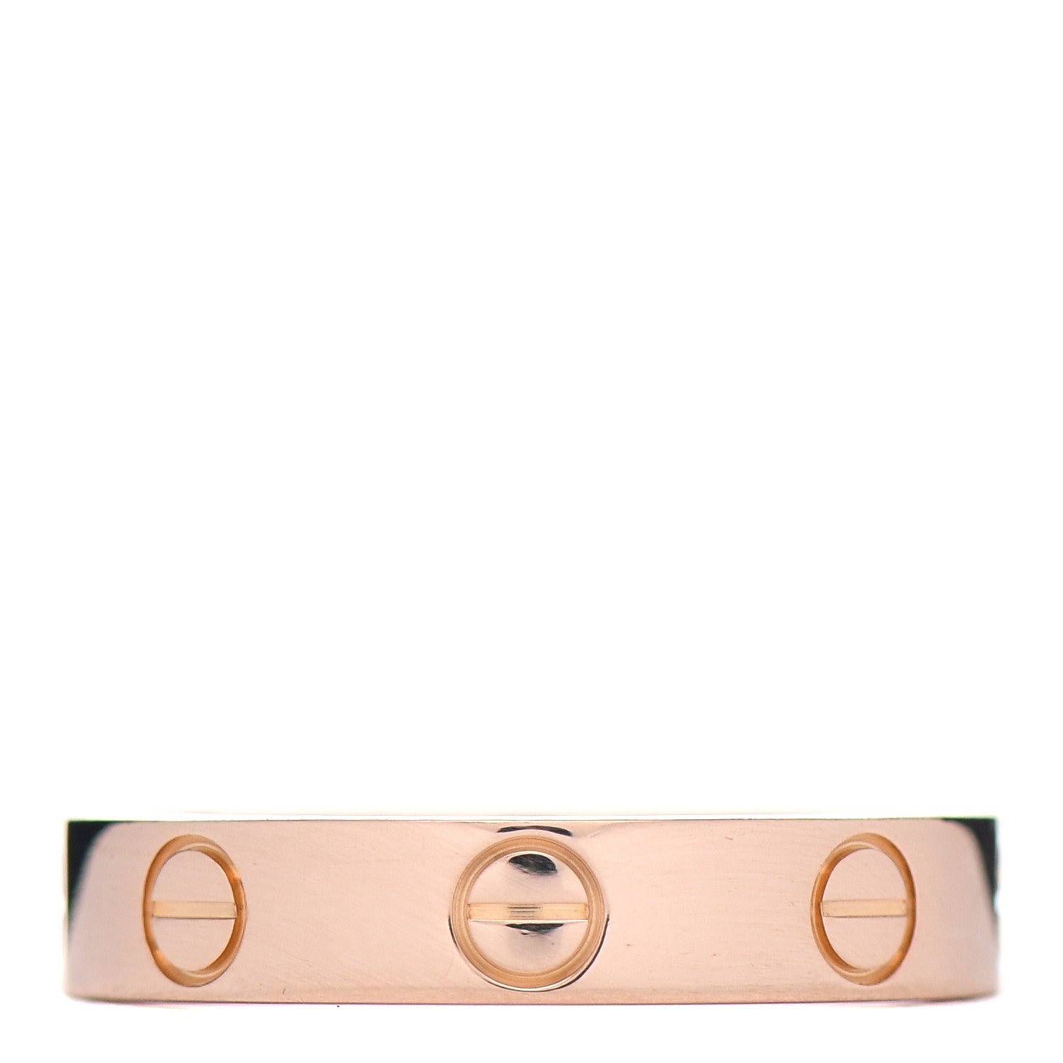 Cartier 18K Pink Gold 3.5mm LOVE Wedding Band Ring 49 4.75 3 of 5