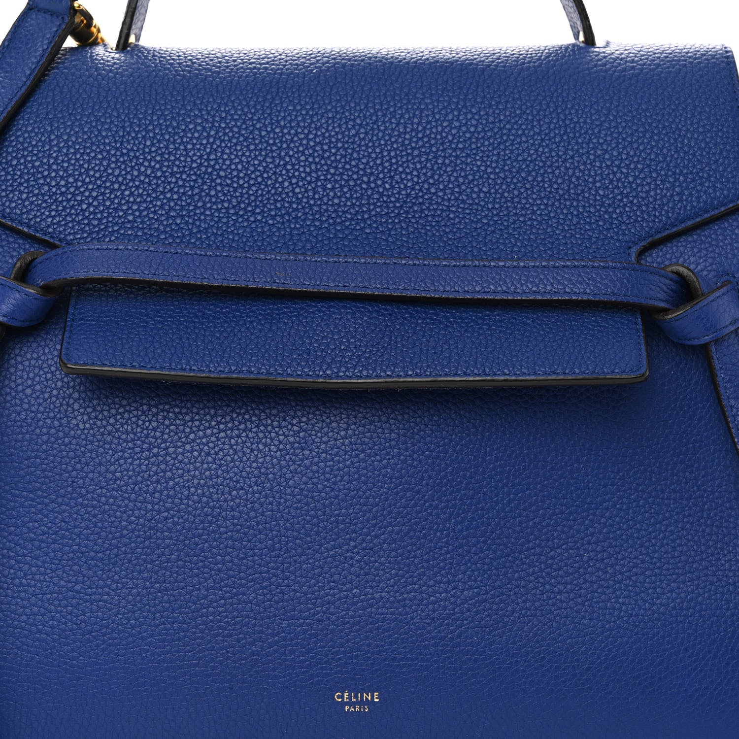 Celine Grained Calfskin Mini Belt Bag Indigo 8 of 10
