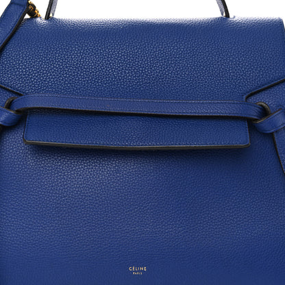 Celine Grained Calfskin Mini Belt Bag Indigo 8 of 10