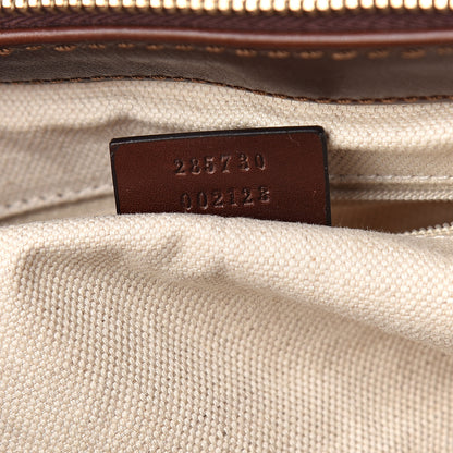 Gucci Monogram Cabinato Large Sukey Top Handle Brown 6 of 9