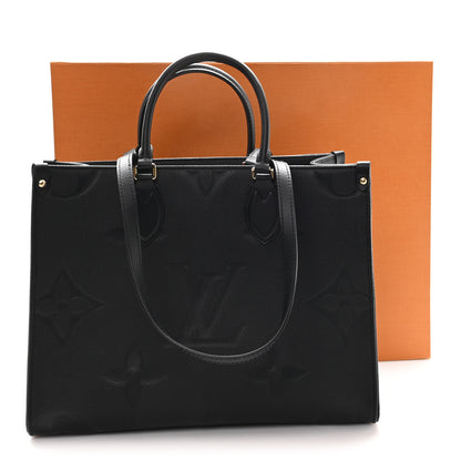 Louis Vuitton Empreinte Monogram Giant Onthego MM Black 10 of 10