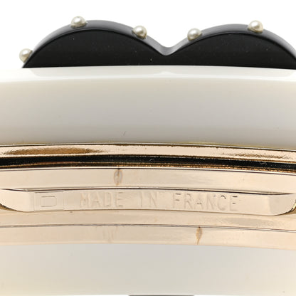 Chanel Pearl Resin Coco Barette 4 of 4
