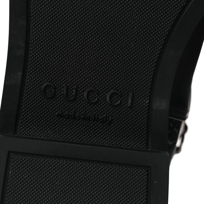 Gucci Guccissima Real Betis Glamour Calfskin Michelangelo Slim Horsebit Riding Boots 39.5 Black 8 of 15