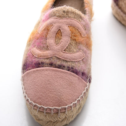 Chanel Tweed CC Espadrilles 38 Pink 11 of 16