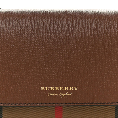 Burberry Derby Calfskin House Check Hampshire Crossbody Tan 7 of 9