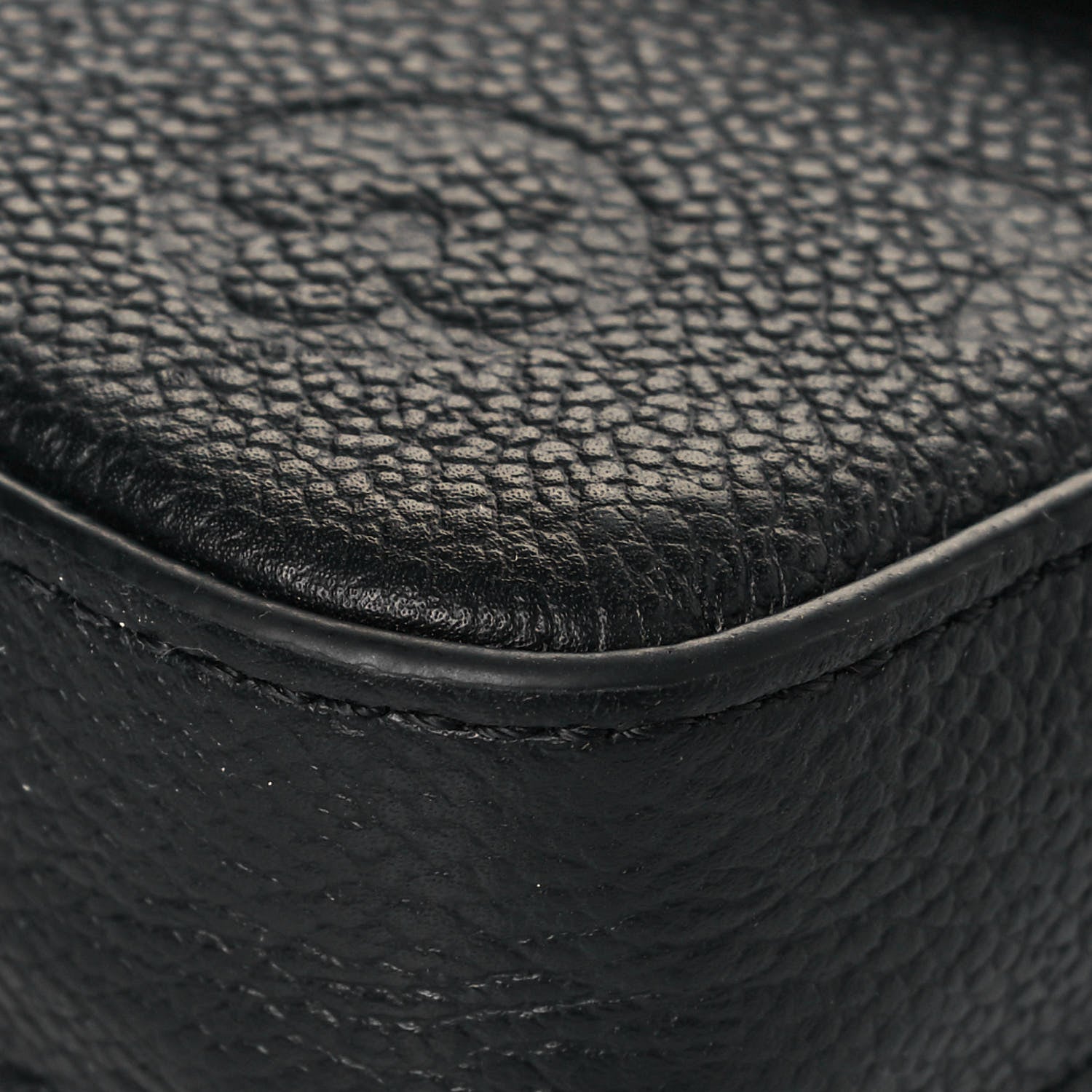 Louis Vuitton Empreinte Pochette Felicie Chain Wallet Black 9 of 13