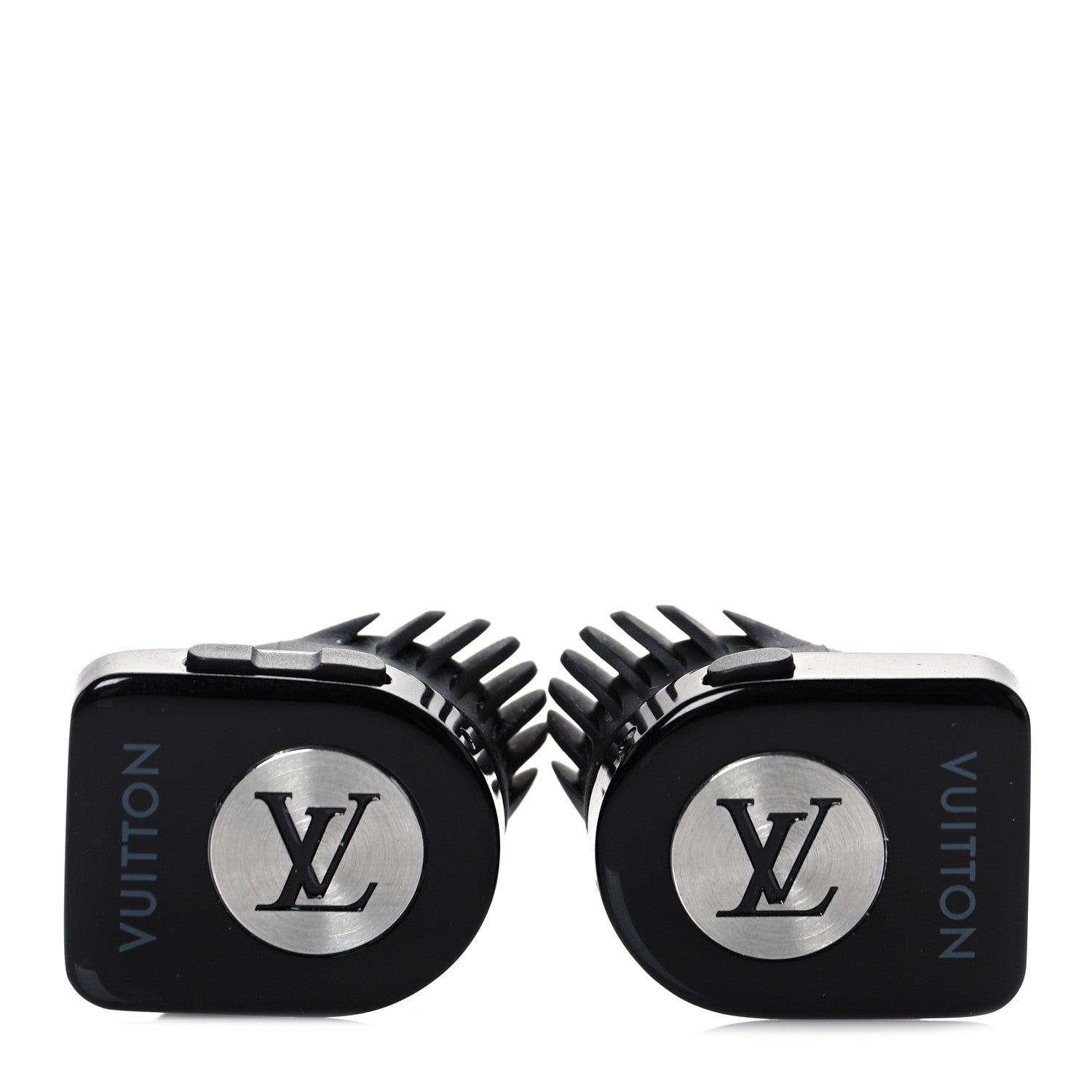 Louis Vuitton Acetate Monogram Horizon Wireless Earphones Black 1 of 10