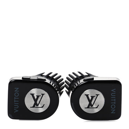 Louis Vuitton Acetate Monogram Horizon Wireless Earphones Black 1 of 10
